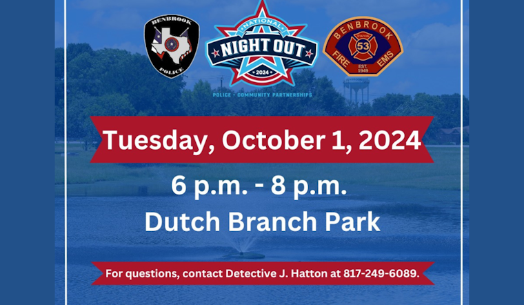 Benbrook, Texas Embraces Community Unity at 41st Annual National Night Out