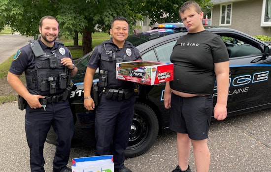 Blaine Police Officers Transform Concern for Missing Special Needs Child into Unforgettable Birthday Surprise