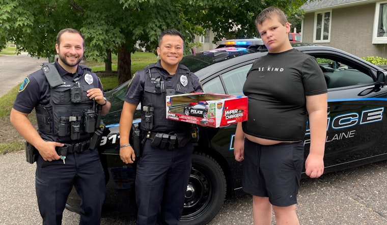 Blaine Police Officers Transform Concern for Missing Special Needs Child into Unforgettable Birthday Surprise