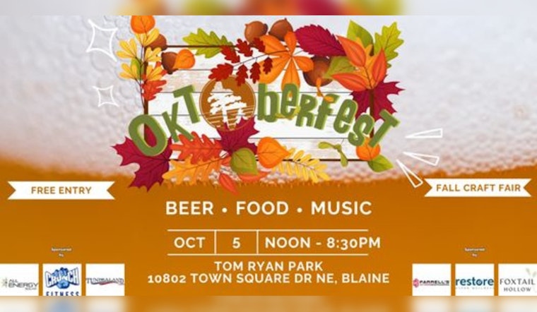 Blaine's Oktoberfest Returns With Full Lineup of Music, Food, and Family Fun on October 5th