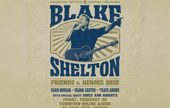 Blake Shelton to Headline 'Friends & Heroes 2025' Tour with Star-Studded Lineup in Knoxville
