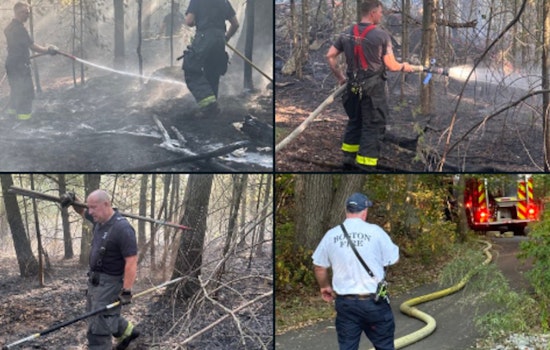 Boston Firefighters Battle Major Brush Fire Near Enneking Parkway, Residents Urged to Avoid Area