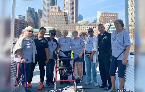 Boston Police and 'Sassy Strollers' Senior Group Enjoy Scenic Boat Ride and Lunch in Community Bonding Event