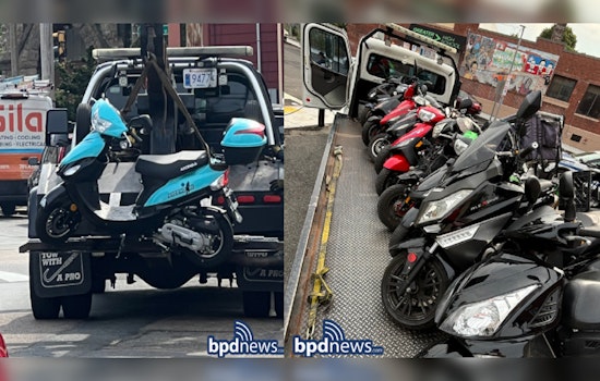 Boston Police Crack Down on Unregistered Mopeds in Jamaica Plain, Towed 13 Vehicles