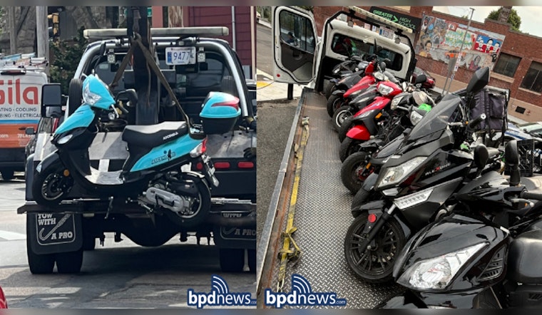 Boston Police Crack Down on Unregistered Mopeds in Jamaica Plain, Towed 13 Vehicles