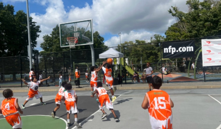 Boston Police Join No Looks No Ball Summer League to Mentor Youth
