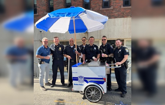 Boston Police Sweeten Community Relations with New District A-1 Slush Cart Initiative