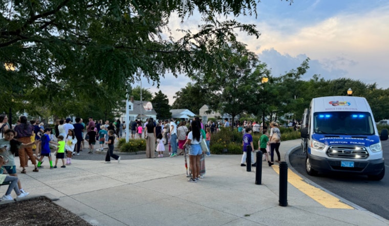 Boston Police Sweeten the Back to School Spirit with Free Ice Cream in Brighton