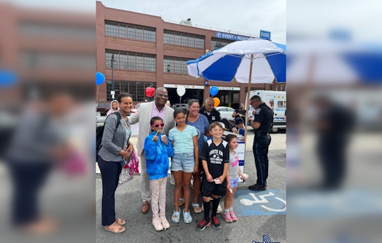 Boston Police Sweeten the Start of School Year with Debut of Slush Cart at Eliot School Carnival