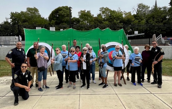 Boston Police Unite with Charlestown Seniors for Archery Lessons in "Walk the Beat" Program