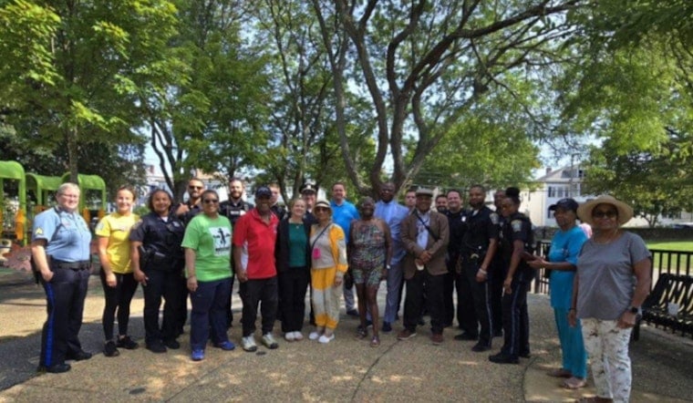 Boston's Mattapan Residents and Police Bridge Gap Over Coffee in Almont Park