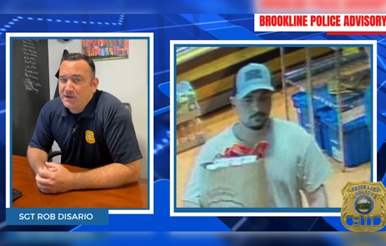 Brookline Police Seek Suspect in Credit Card Skimming at Local Supermarket, Urge Public Vigilance