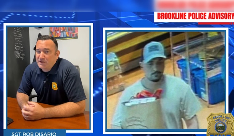 Brookline Police Seek Suspect in Credit Card Skimming at Local Supermarket, Urge Public Vigilance