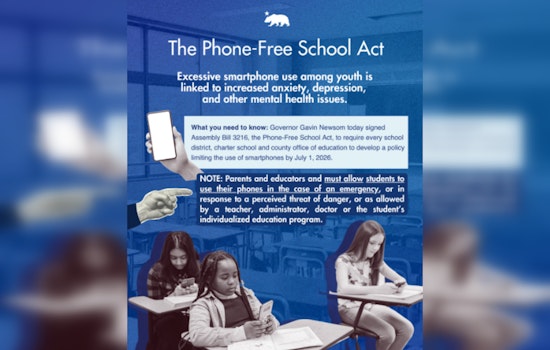 California Governor Signs Phone-Free School Act Mandating Smartphone Limits in Schools by 2026