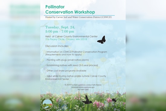 Carver County Hosts Workshop to Create Pollinator Gardens, Supports Local Ecosystems in Chaska
