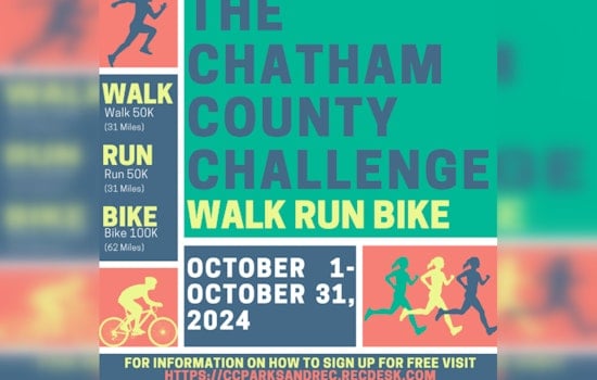 Chatham County Invites Residents to Join 5th Annual Fitness Challenge This October