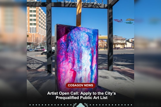 City of San Antonio Invites Artists and Service Providers to Apply for Prequalified Public Art List