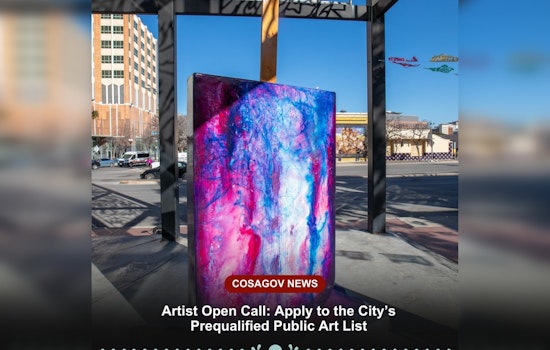 City of San Antonio Invites Artists and Service Providers to Apply for Prequalified Public Art List