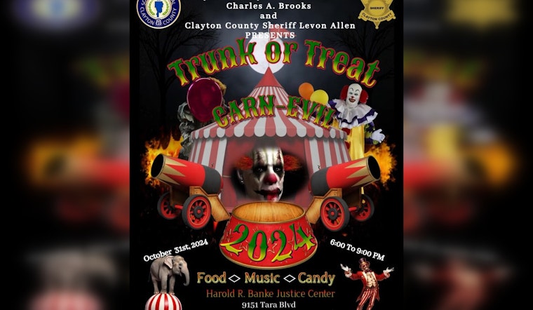 Clayton County Announces Family-Friendly 'Carn-Evil' Trunk or Treat Event for Halloween 2024