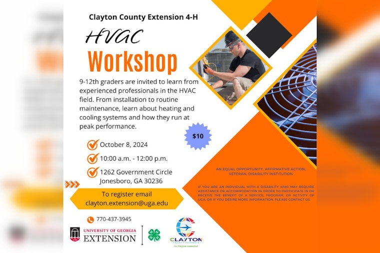 Clayton County Offers HVAC Workshop for Teens, Enrollment Now Open for Hands-On Learning Experience