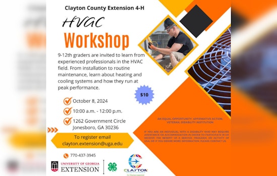 Clayton County Offers HVAC Workshop for Teens, Enrollment Now Open for Hands-On Learning Experience