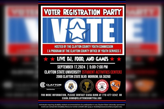Clayton County Youth Invited to Voter Registration Party at Clayton State University