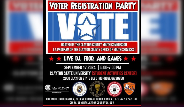 Clayton County Youth Invited to Voter Registration Party at Clayton State University