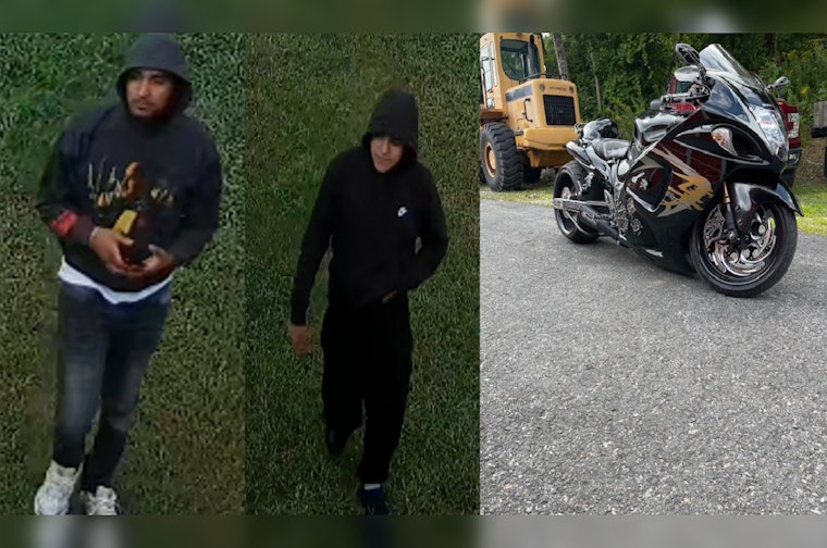 Clinton Police Seeking Public's Aid in Locating Suspects in Motorcycle Theft Case