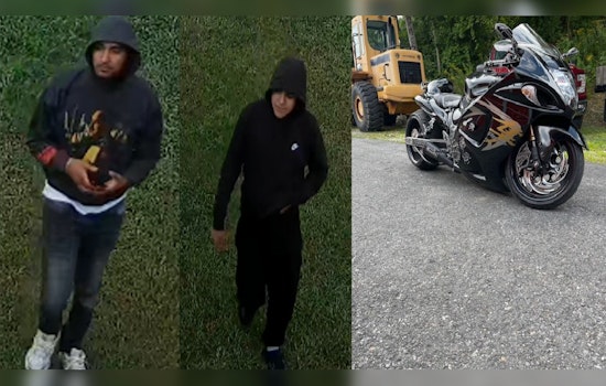 Clinton Police Seeking Public's Aid in Locating Suspects in Motorcycle Theft Case