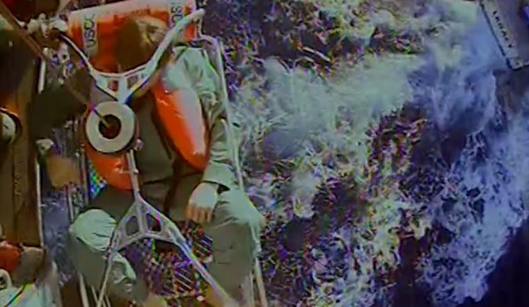 Coast Guard Helicopter Crew Successfully Medevacs Man from Fishing Vessel Near San Clemente Island