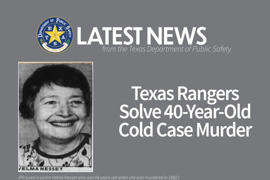 Cold Case Murder of Velma Nesset Solved in Ector County, Texas with Suspect Sentenced to 20 Years