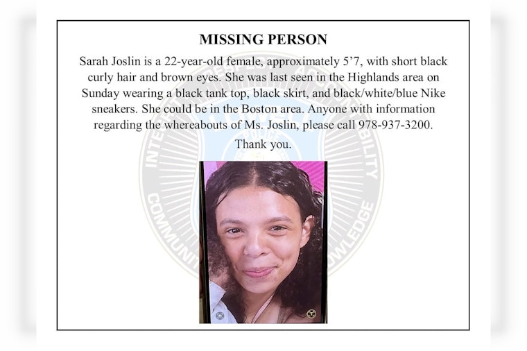 Community and Law Enforcement Unite in Search for Missing 22-Year-Old Sarah Joslin in Highlands, Links to Boston Investigated