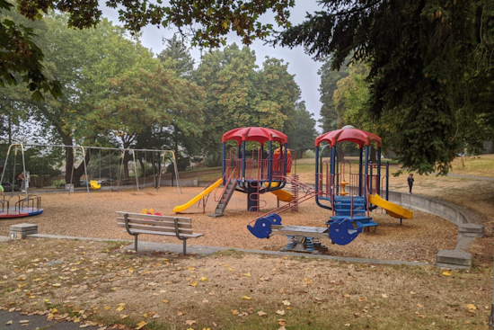 Construction Begins on "Woodland Explorer" Play Area at Salmon Bay Park in Ballard, Seattle