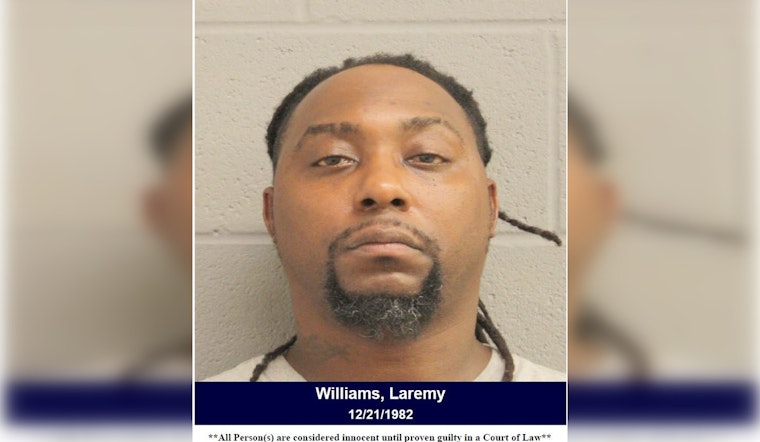 Convicted Felon Laremy Williams Arrested for Possession and Outstanding Warrant in North Freeway Traffic Stop