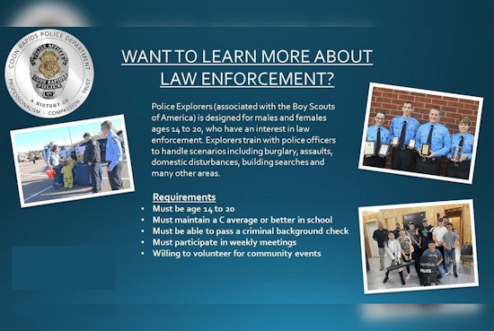 Coon Rapids Police Department Opens Applications for Youth Police Explorers Program