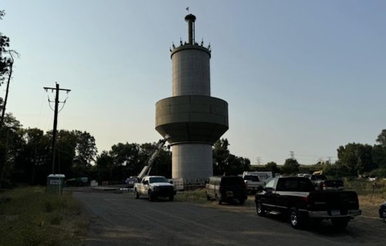 Coon Rapids Skyline Transformed as One-Million Gallon Water Tank Rises at New Tower Site