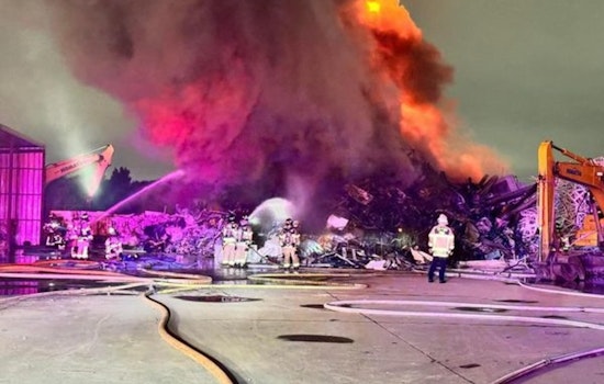 Cy-Fair Firefighters Contain Scrap Metal Inferno in Northwest Houston, Investigation Underway