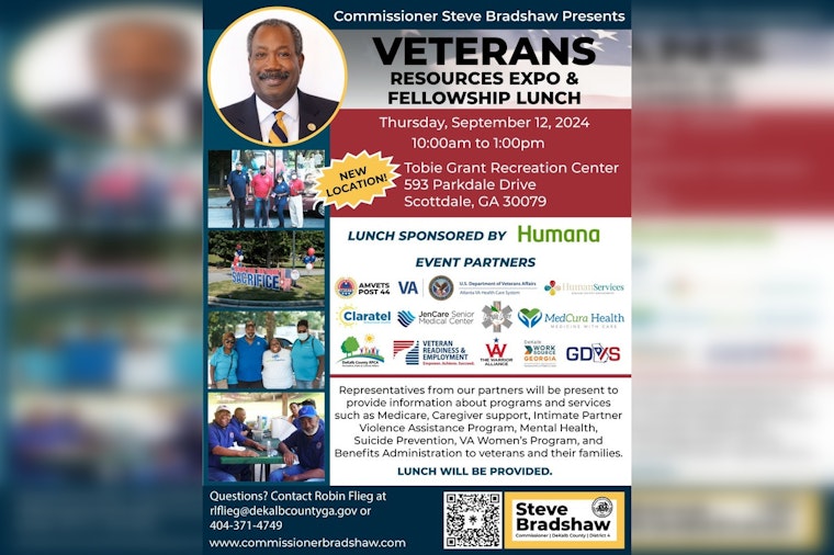 DeKalb Commissioner Steve Bradshaw Hosts Veterans Expo, Collaborates With Atlanta VA for Support Services