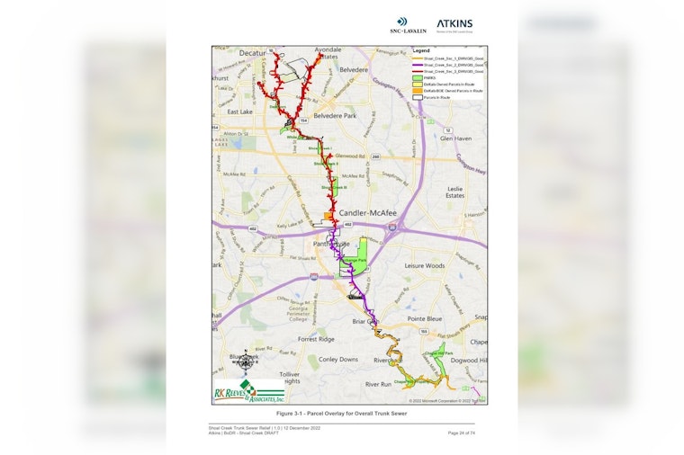DeKalb County to Host Public Information Open House for Shoal Creek Sewer Project on October 1