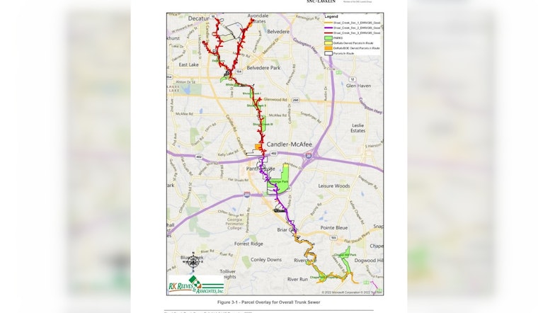 DeKalb County to Host Public Information Open House for Shoal Creek Sewer Project on October 1