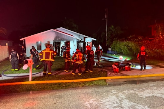 Delray Beach Family Displaced After Late-Night Blaze Damages Home Near Pine Grove Elementary