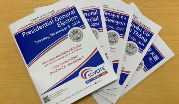 Democracy Dispatch: San Diego Voters Receive Revamped Information Pamphlets Ahead of November Election