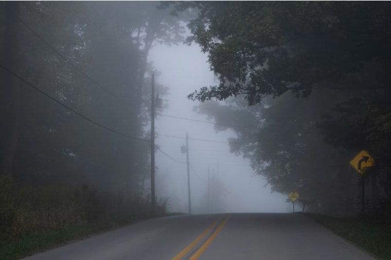 Dense Fog Advisory Issued as Visibility Drops in Pennsylvania Counties