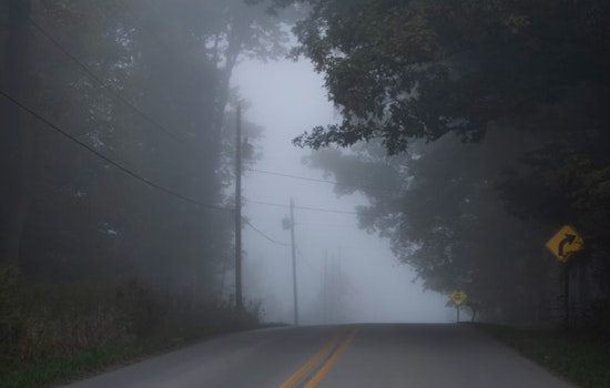 Dense Fog Advisory Issued as Visibility Drops in Pennsylvania Counties