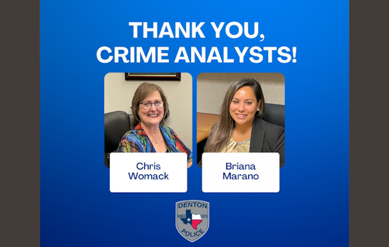 Denton Celebrates Crime Analysts: Honoring the Silent Guardians of Public Safety