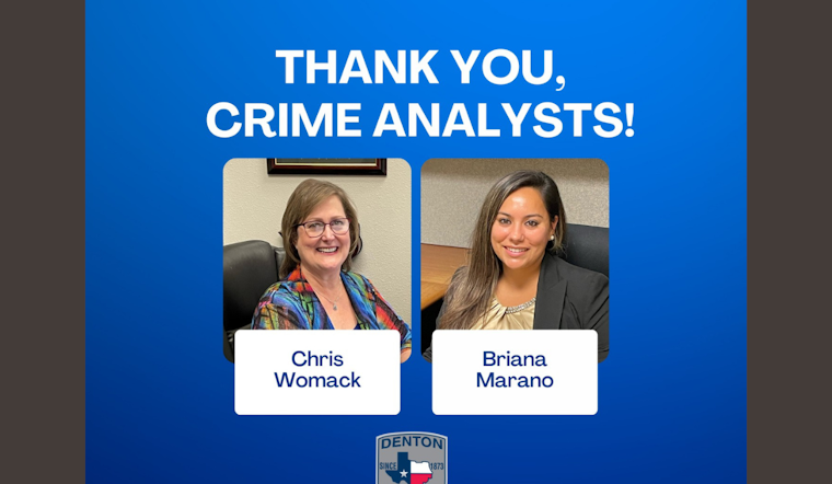 Denton Celebrates Crime Analysts: Honoring the Silent Guardians of Public Safety