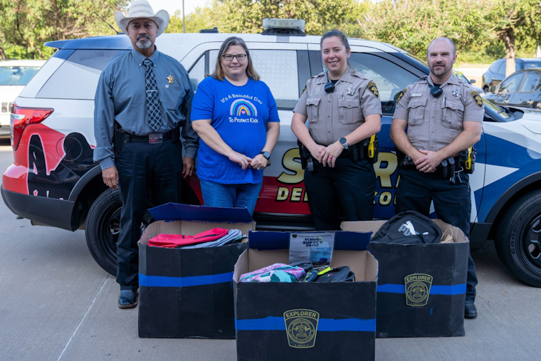 Denton County Sheriff’s Office Explorer Post 29 Rallies Community Support for CPS School Supply Drive