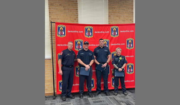 Denton Fire Department Announces Promotions, Celebrates Dedication of Team Members
