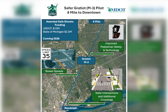 Detroit's Gratiot Corridor to Receive $12.5M Boost for Safety Enhancements from SS4A Initiative