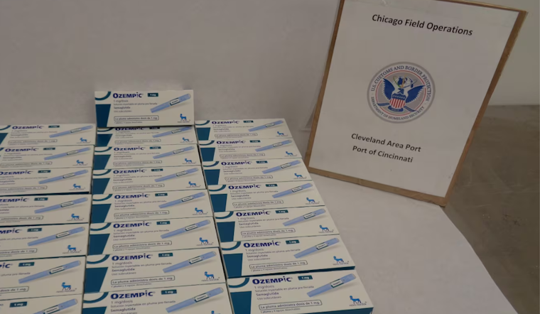 $270,000 in Counterfeit Weight Loss Drugs Seized by CBP and FDA in Cincinnati